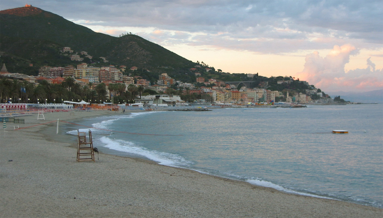 La spiaggia di Varazze